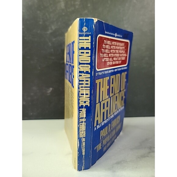 The End Of Affluence By Paul R. Ehrlich Paperback - Picture 10 of 10